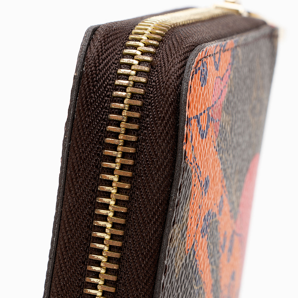 Louis Vuitton Limited Edition Monogram Ramages Zippy Wallet (SHF-15162)