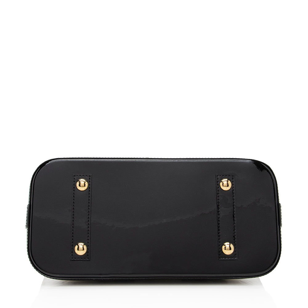 Louis Vuitton Limited Edition Monogram Vernis Stickers Alma PM Satchel (SHF-18637)