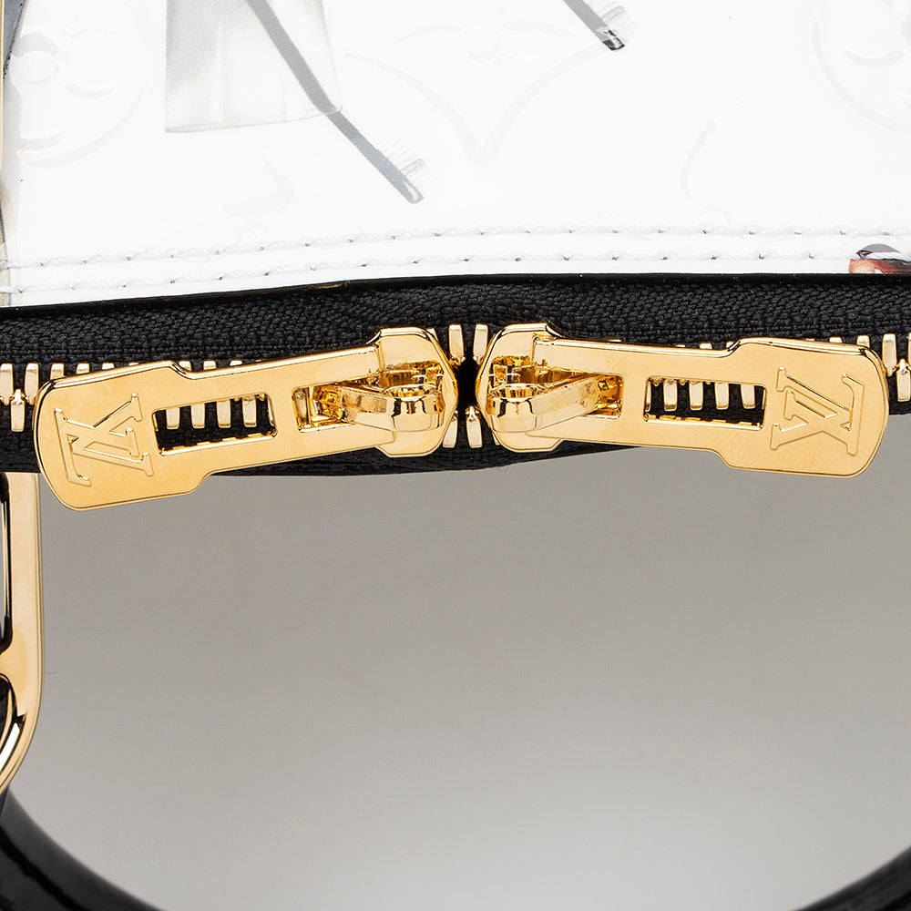 Louis Vuitton Limited Edition Monogram Vernis Stickers Alma PM Satchel (SHF-18637)