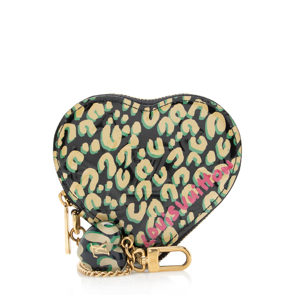 Louis Vuitton Limited Edition Stephen Sprouse Heart Coin Purse (SHF-15006)