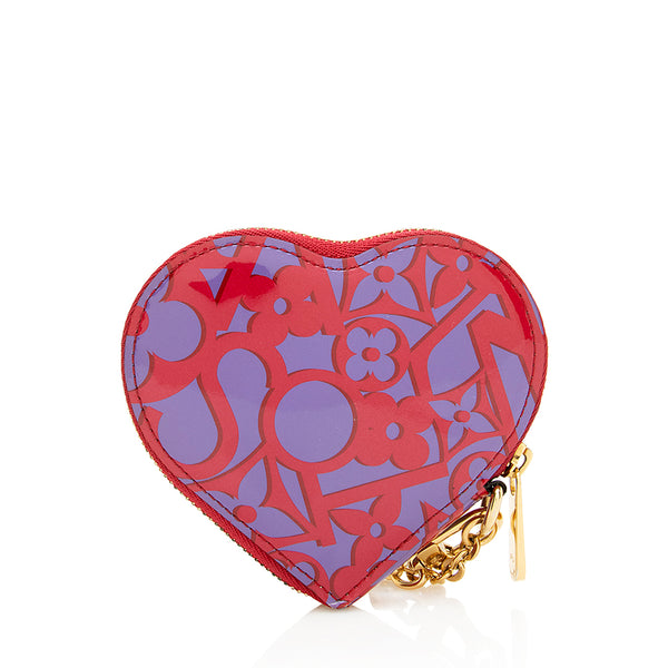 Louis Vuitton Limited Edition Stephen Sprouse Heart Coin Purse (SHF-16 –  LuxeDH