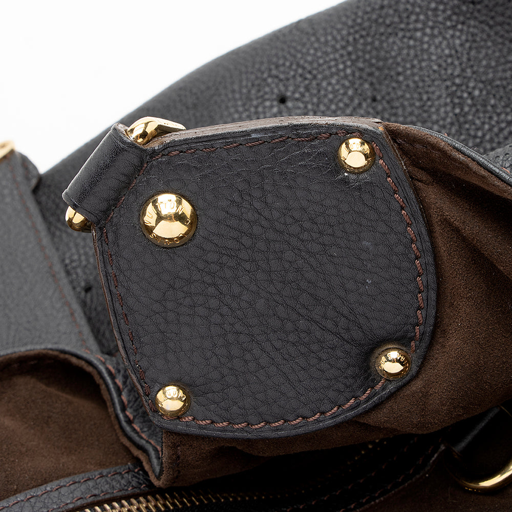 Louis Vuitton Mahina Leather L Hobo (SHF-17664)