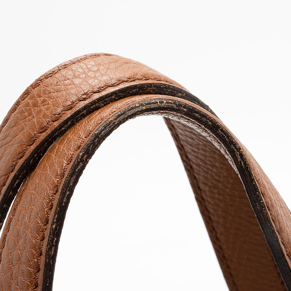 Louis Vuitton Mahina Leather Lunar PM Shoulder Bag (SHF-20919)