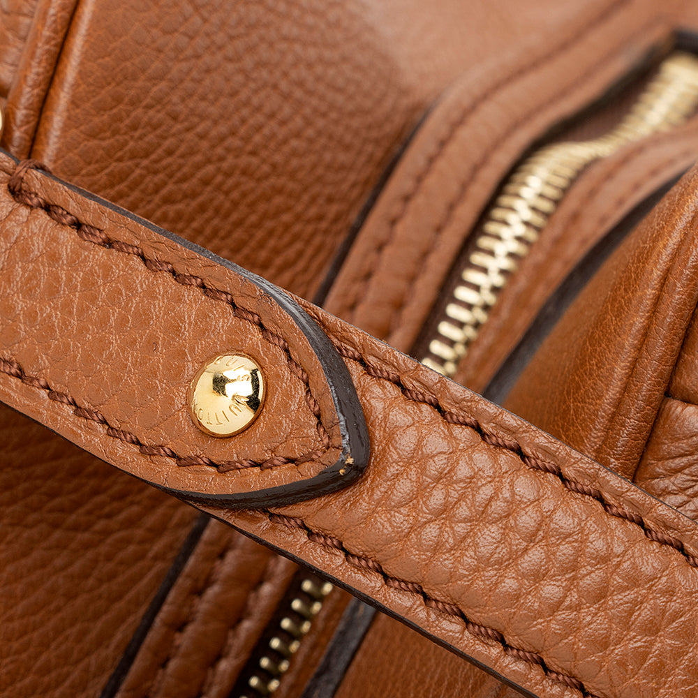 Louis Vuitton Mahina Leather Lunar PM Shoulder Bag (SHF-20919)
