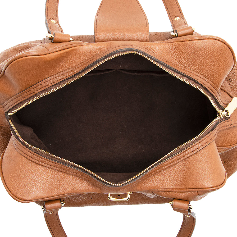 Louis Vuitton Mahina Leather Lunar PM Shoulder Bag (SHF-20919)