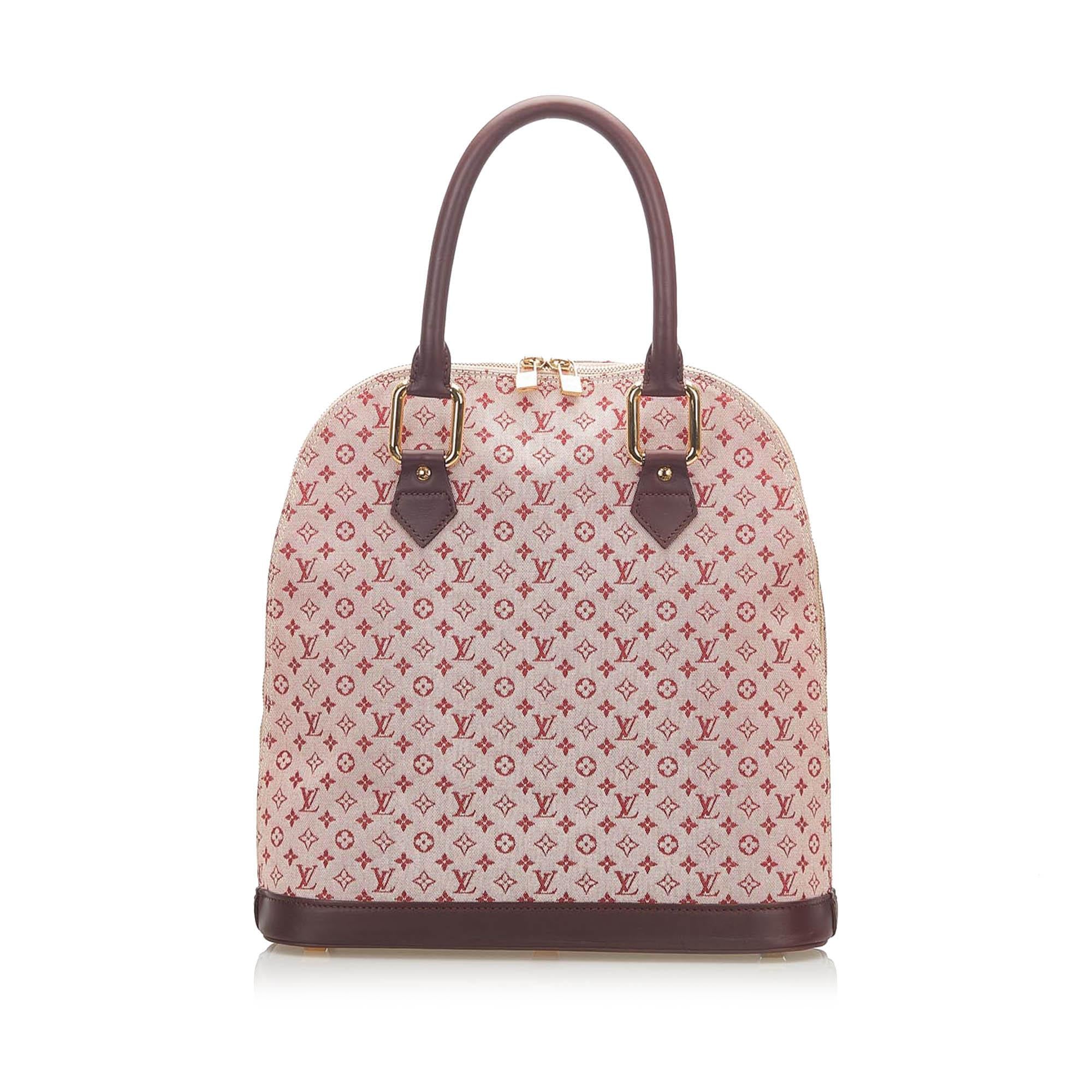 Louis Vuitton Mini Lin Alma Haut (SHG-18191)