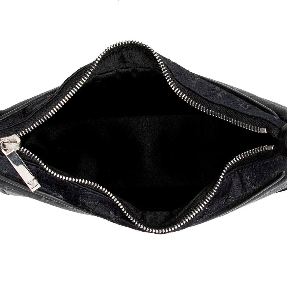 Louis Vuitton Mini Monogram Satin Boulogne Shoulder Bag (SHF-16548)