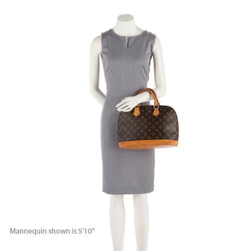 Louis Vuitton Vintage Monogram Canvas Alma MM Satchel (SHF-19055)
