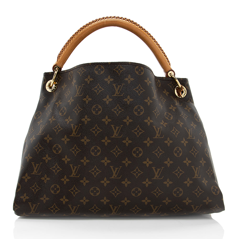 Louis Vuitton Monogram Canvas Artsy MM Shoulder Bag (SHF-17991)