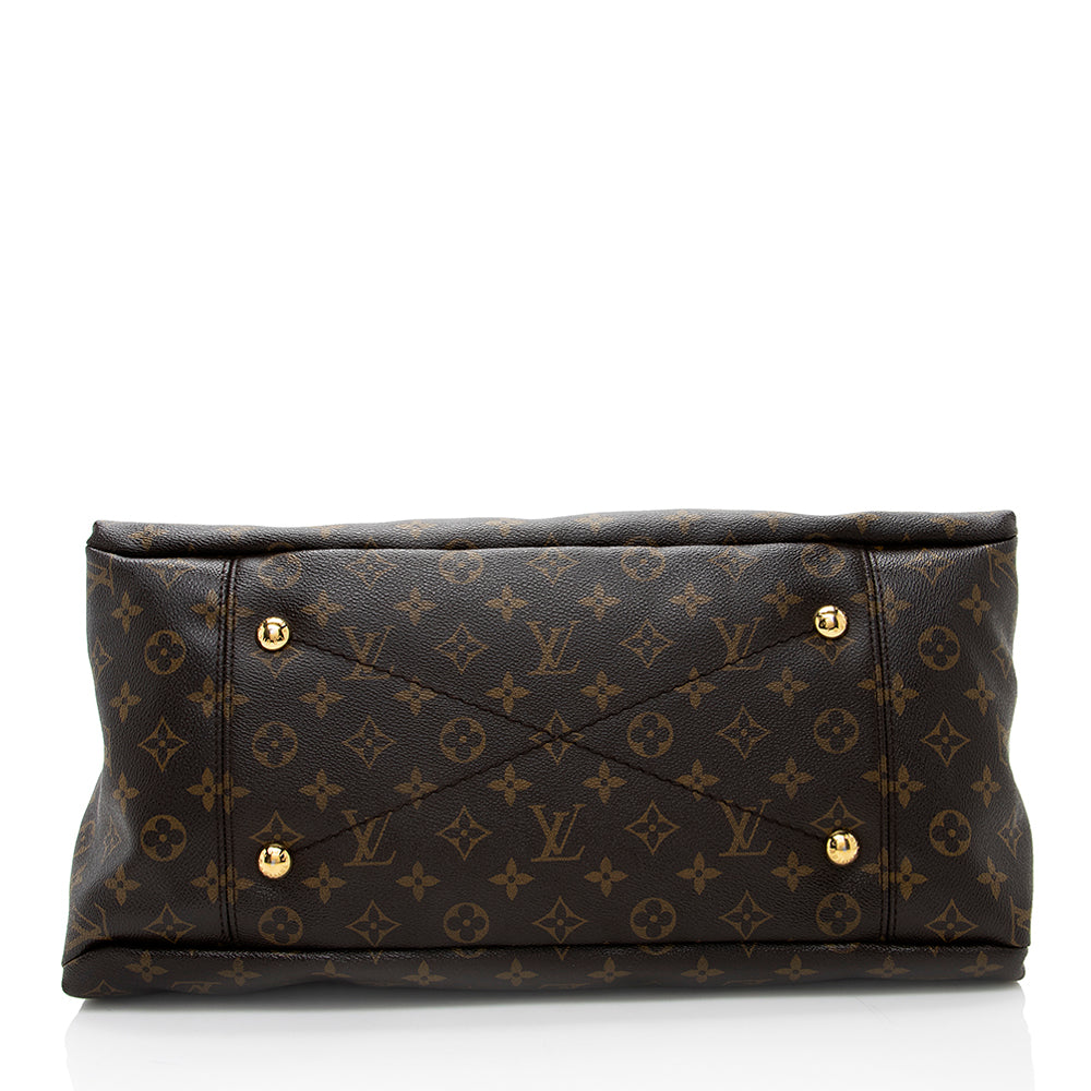 Louis Vuitton Monogram Canvas Artsy MM Shoulder Bag (SHF-17991)