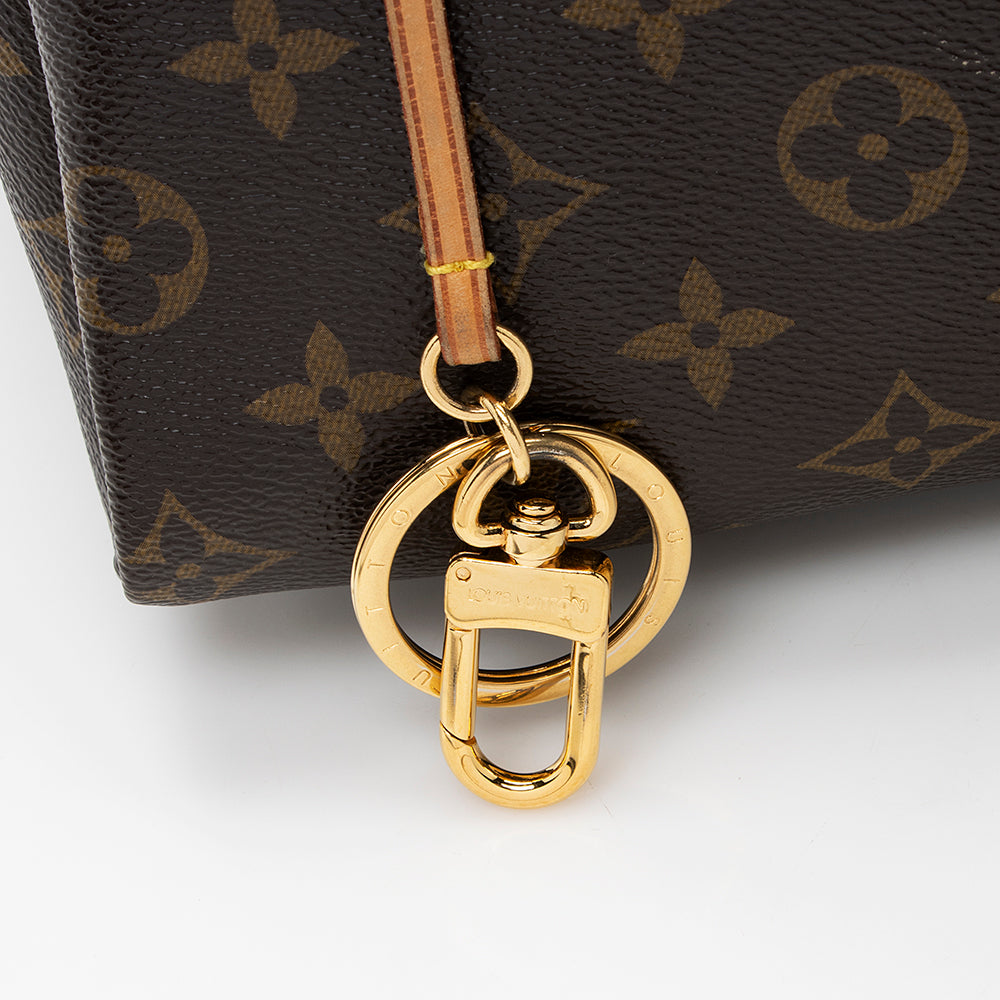 Louis Vuitton Monogram Canvas Artsy MM Shoulder Bag (SHF-17991)