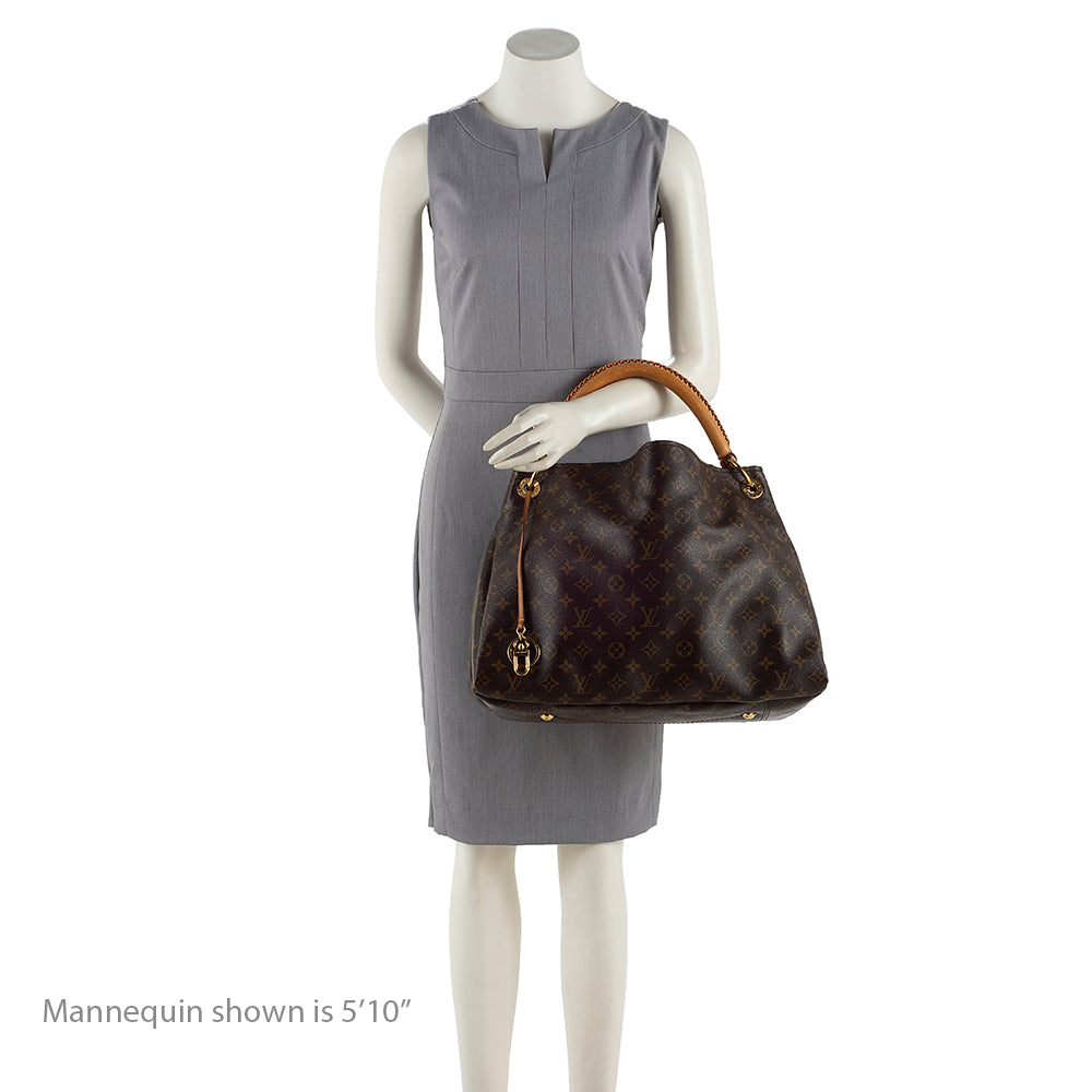 Louis Vuitton Monogram Canvas Artsy MM Shoulder Bag (SHF-17991)