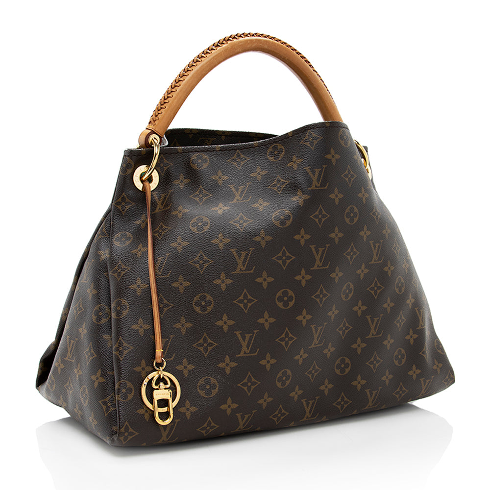 Louis Vuitton Monogram Canvas Artsy MM Shoulder Bag (SHF-17991)