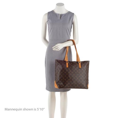 Louis Vuitton Vintage Monogram Canvas Cabas Mezzo Tote (SHF-18334)