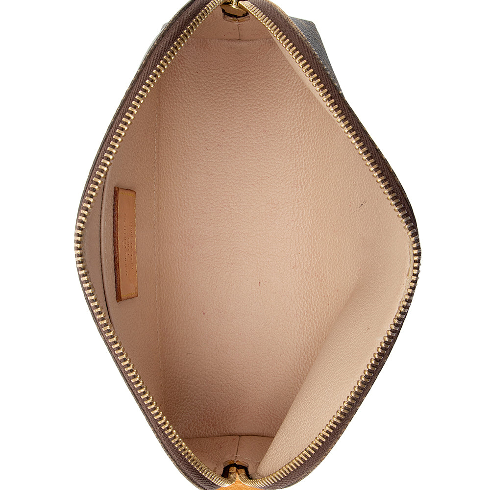 Louis Vuitton Monogram Canvas Cosmetic Pouch (SHF-20521)