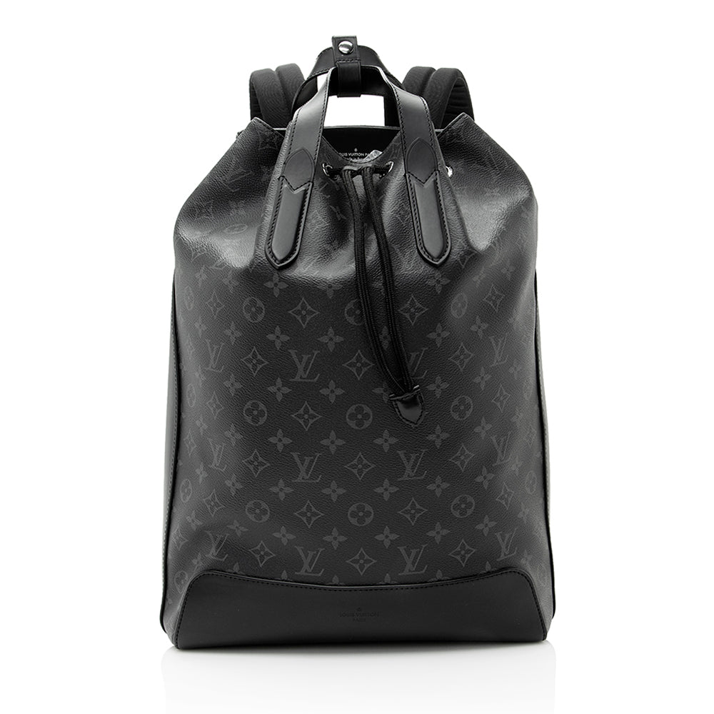 louis vuitton backpack monogram eclipse Louis Vuitton Monogram Canvas Eclipse Explorer Backpack (SHF-21735)
