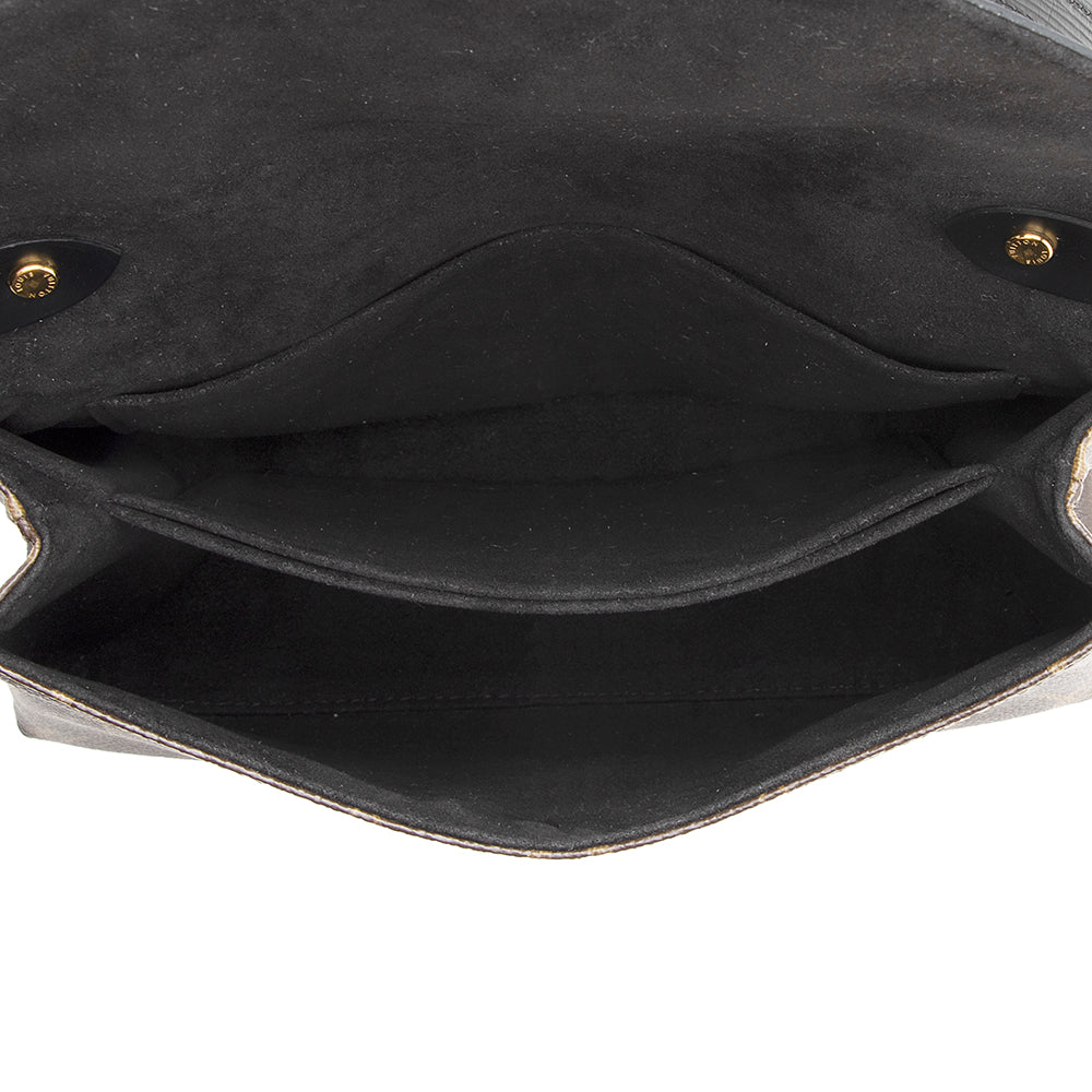 Louis Vuitton Monogram Canvas Epi Leather Saint Michel Shoulder Bag (SHF-20291)