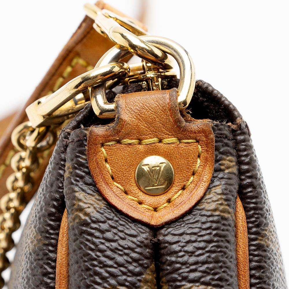 Louis Vuitton Monogram Canvas Eva Clutch (SHF-18125)