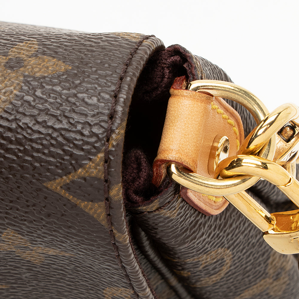 Louis Vuitton Monogram Canvas Favorite MM Shoulder Bag (SHF-19857)