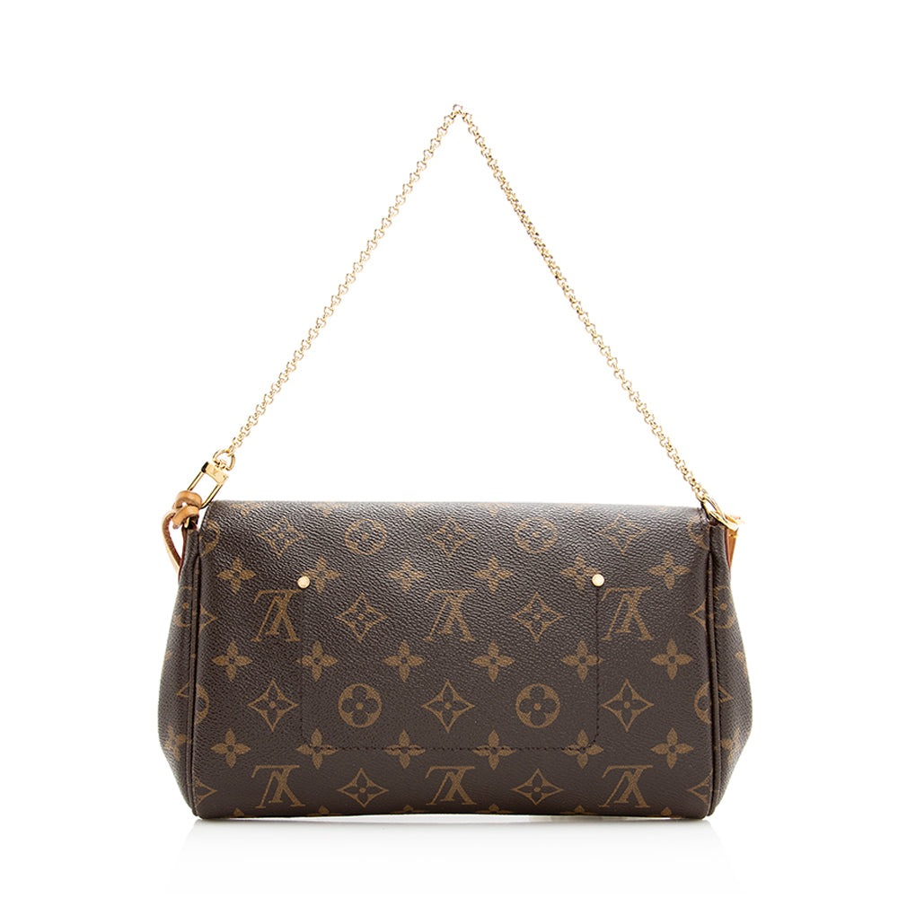 Louis Vuitton Monogram Canvas Favorite MM Shoulder Bag (SHF-20530)