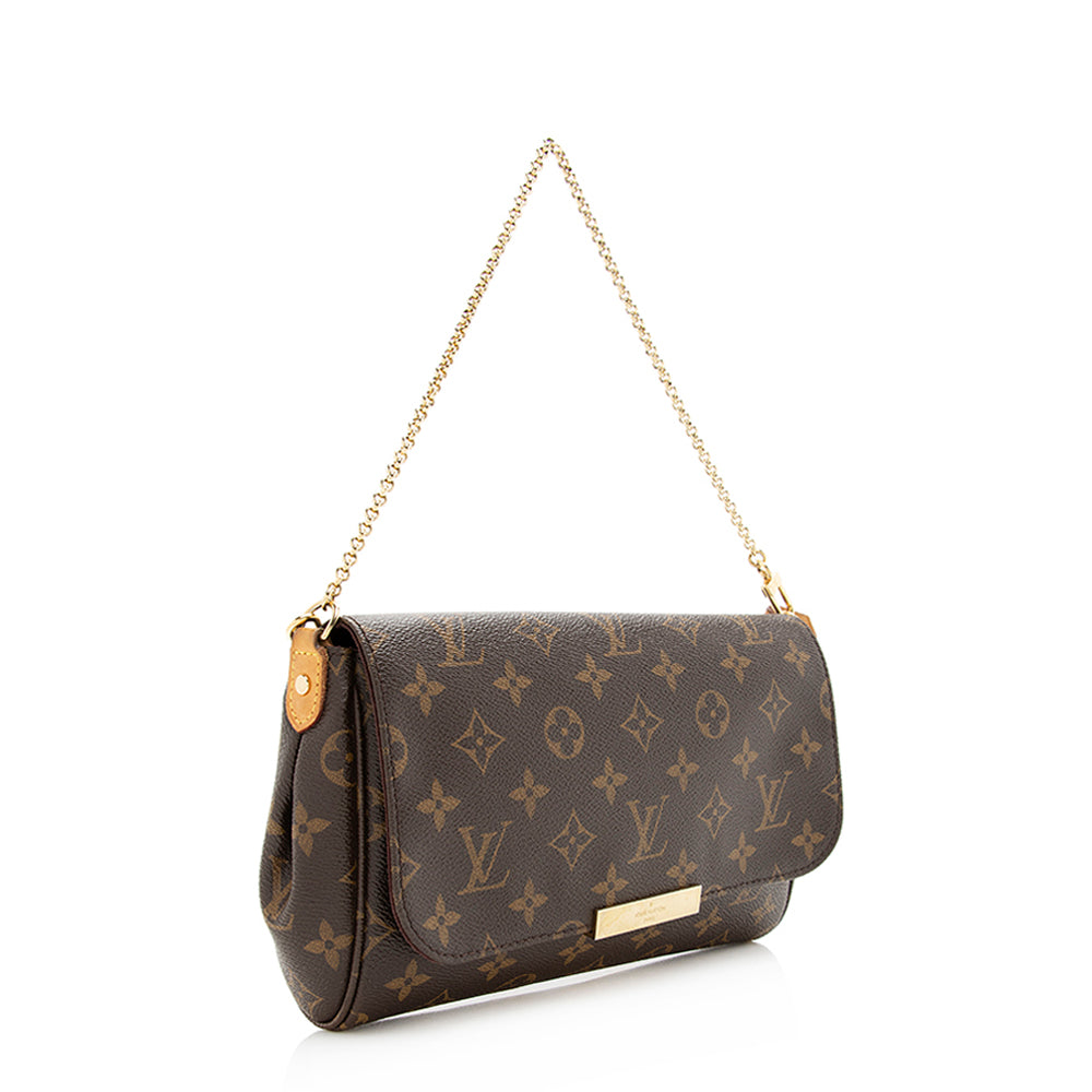 Louis Vuitton Monogram Canvas Favorite MM Shoulder Bag (SHF-20530)