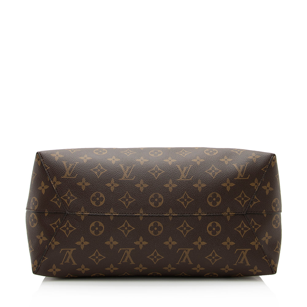 Louis Vuitton Monogram Canvas Flower Hobo (SHF-21532)