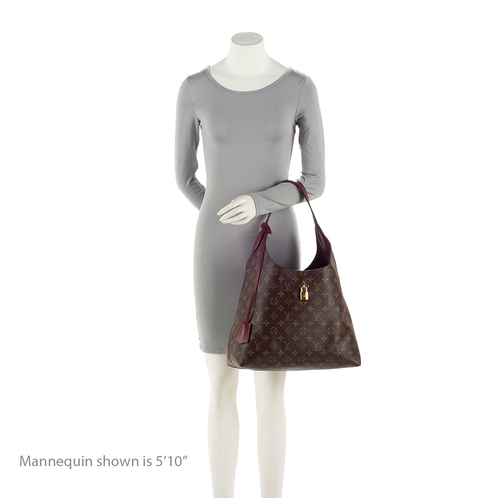 Louis Vuitton Monogram Canvas Flower Hobo (SHF-21532)