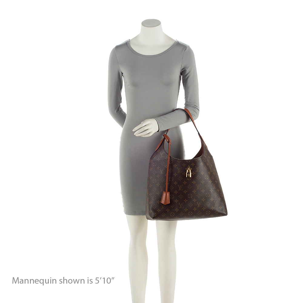 Louis Vuitton Monogram Canvas Flower Hobo (SHF-22168)