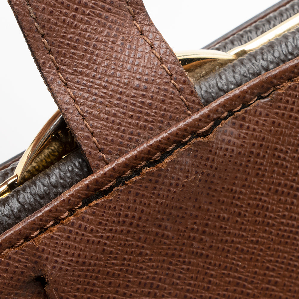 Louis Vuitton Monogram Canvas French Purse Wallet (SHF-21377)