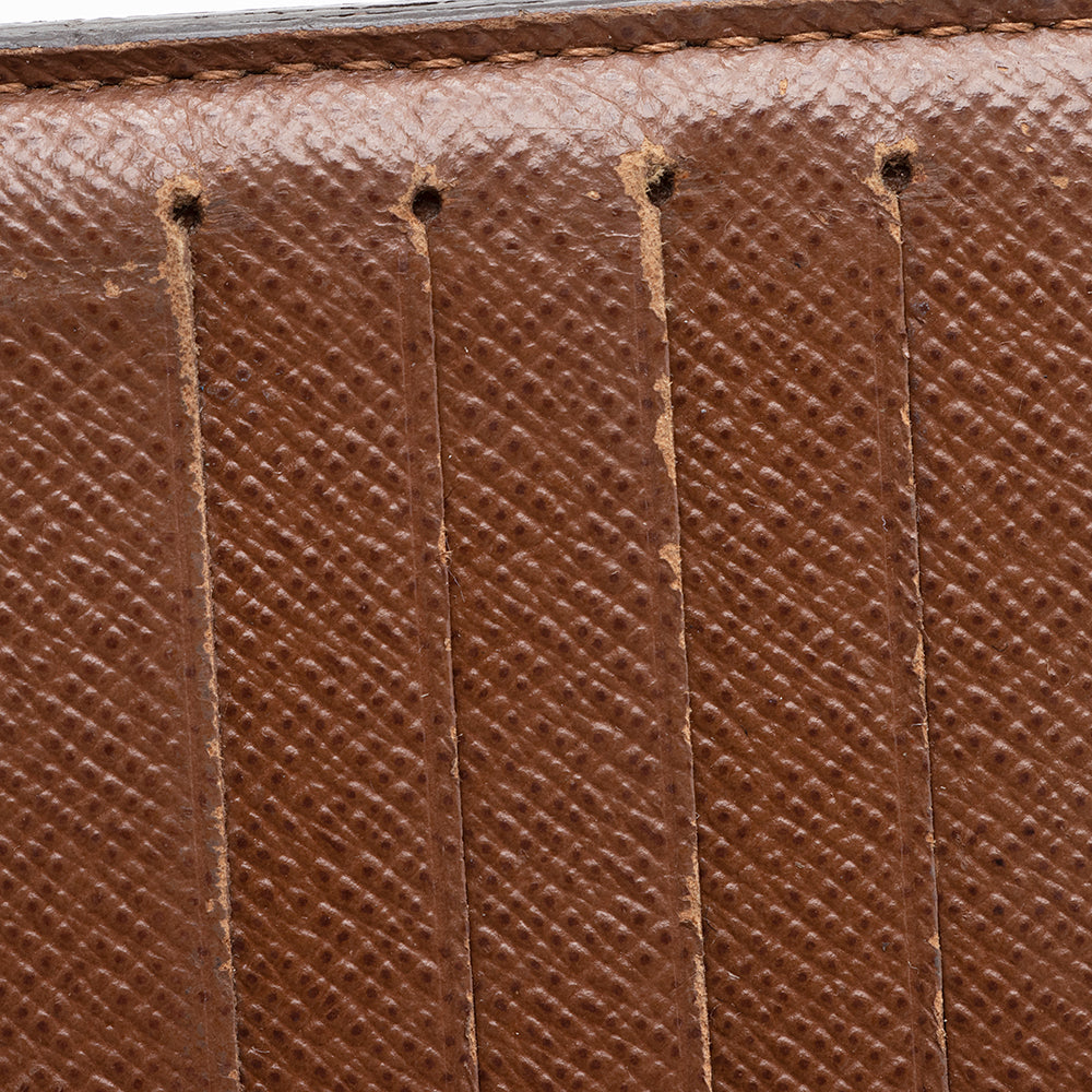 Louis Vuitton Monogram Canvas French Purse Wallet (SHF-21377)