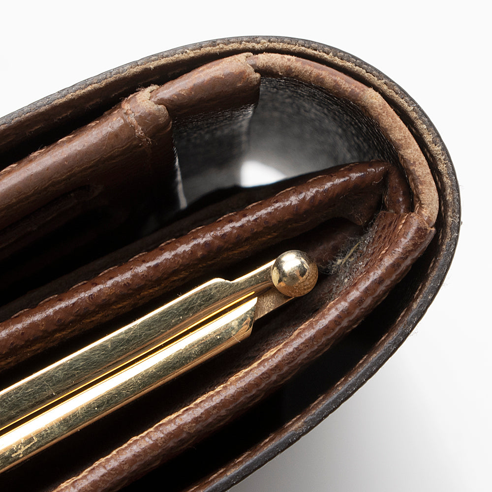 Louis Vuitton Monogram Canvas French Purse Wallet (SHF-21377)