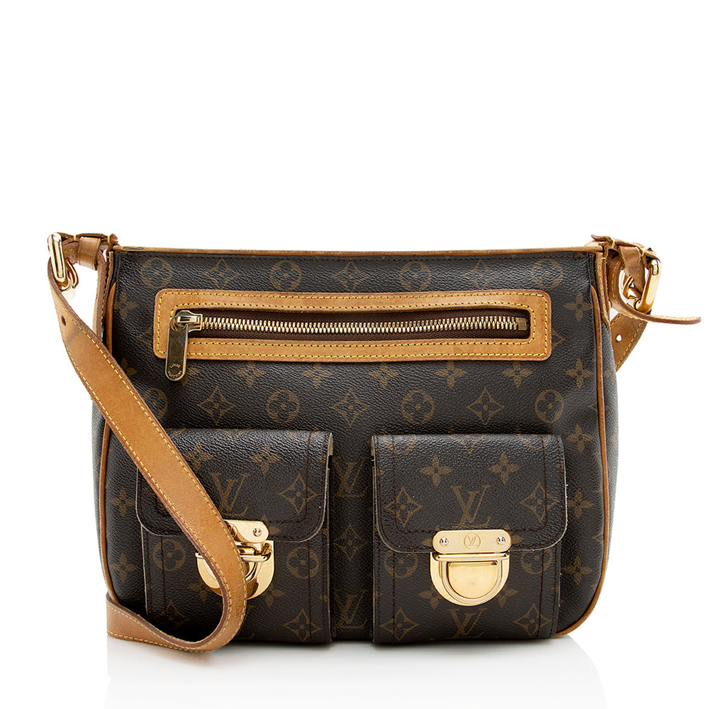 Louis Vuitton Monogram Canvas Hudson GM Shoulder Bag - FINAL SALE (SHF-18402)