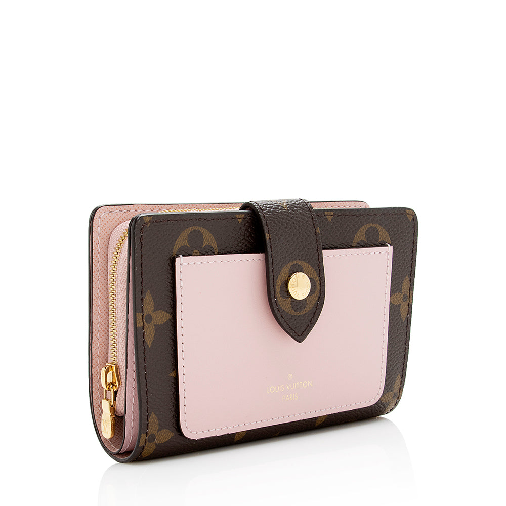 Louis Vuitton Monogram Canvas Juliette Wallet (SHF-21177)