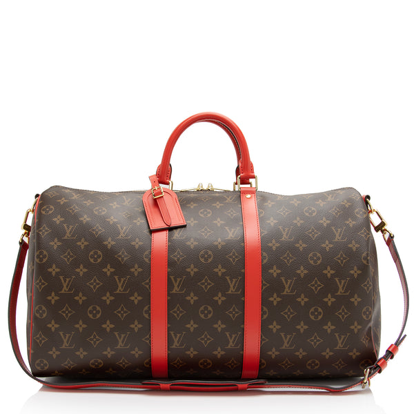 LOUIS VUITTON KEEPALL BANDOULIERE 50 - WEAR AND TEAR AFTER MORE
