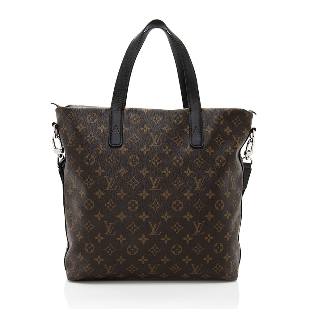Louis Vuitton Monogram Canvas Macassar Kitan Tote (SHF-17992)