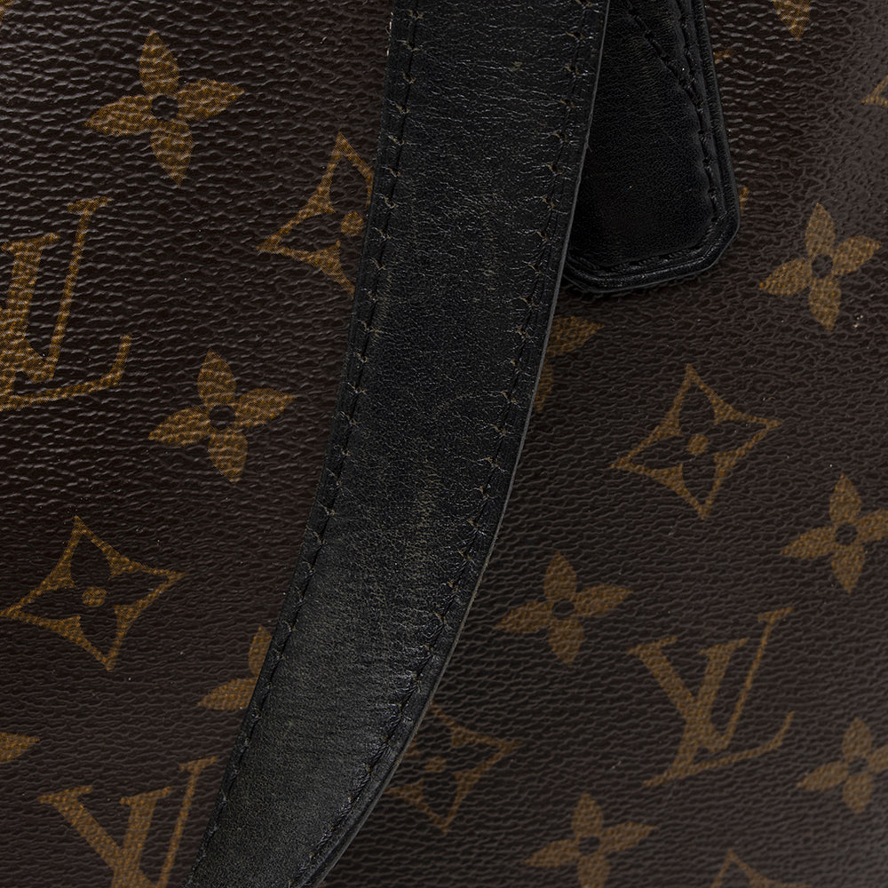 Louis Vuitton Monogram Canvas Macassar Kitan Tote (SHF-17992)