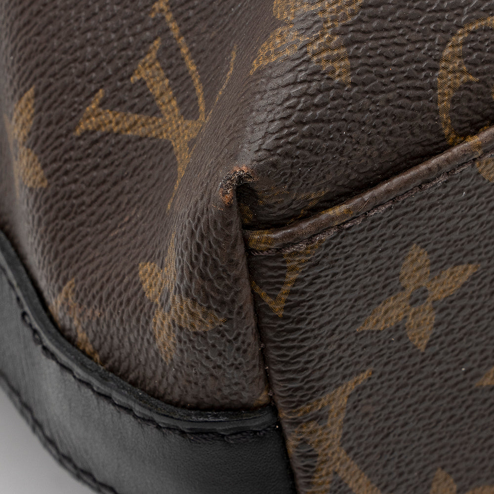 Louis Vuitton Monogram Canvas Macassar Kitan Tote (SHF-17992)