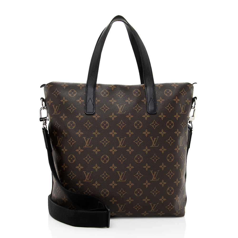 Louis Vuitton Monogram Canvas Macassar Kitan Tote (SHF-17992)