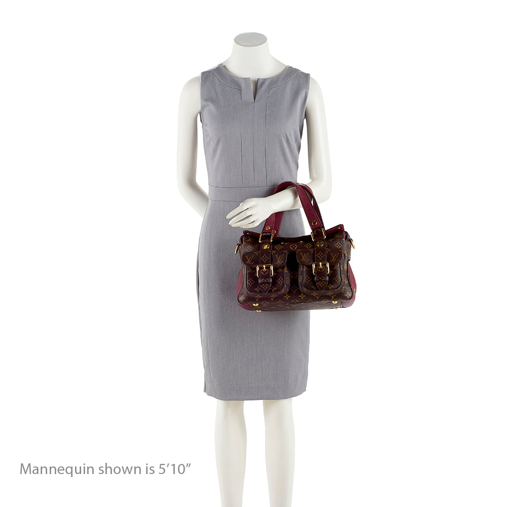 Louis Vuitton Monogram Canvas Manhattan Satchel (SHF-16518)