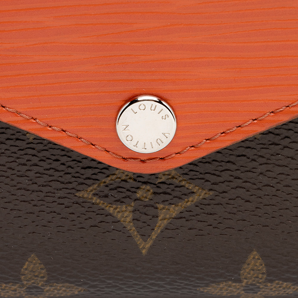 Louis Vuitton Monogram Canvas Marie-Lou Long Wallet (SHF-21654)