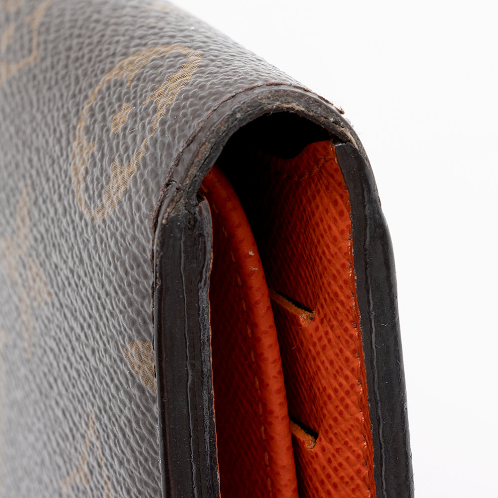 Louis Vuitton Monogram Canvas Marie-Lou Long Wallet (SHF-21654)