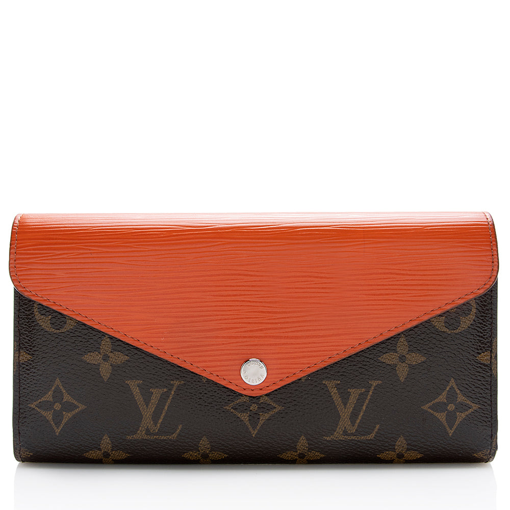 Louis Vuitton Monogram Canvas Marie-Lou Long Wallet (SHF-21654)