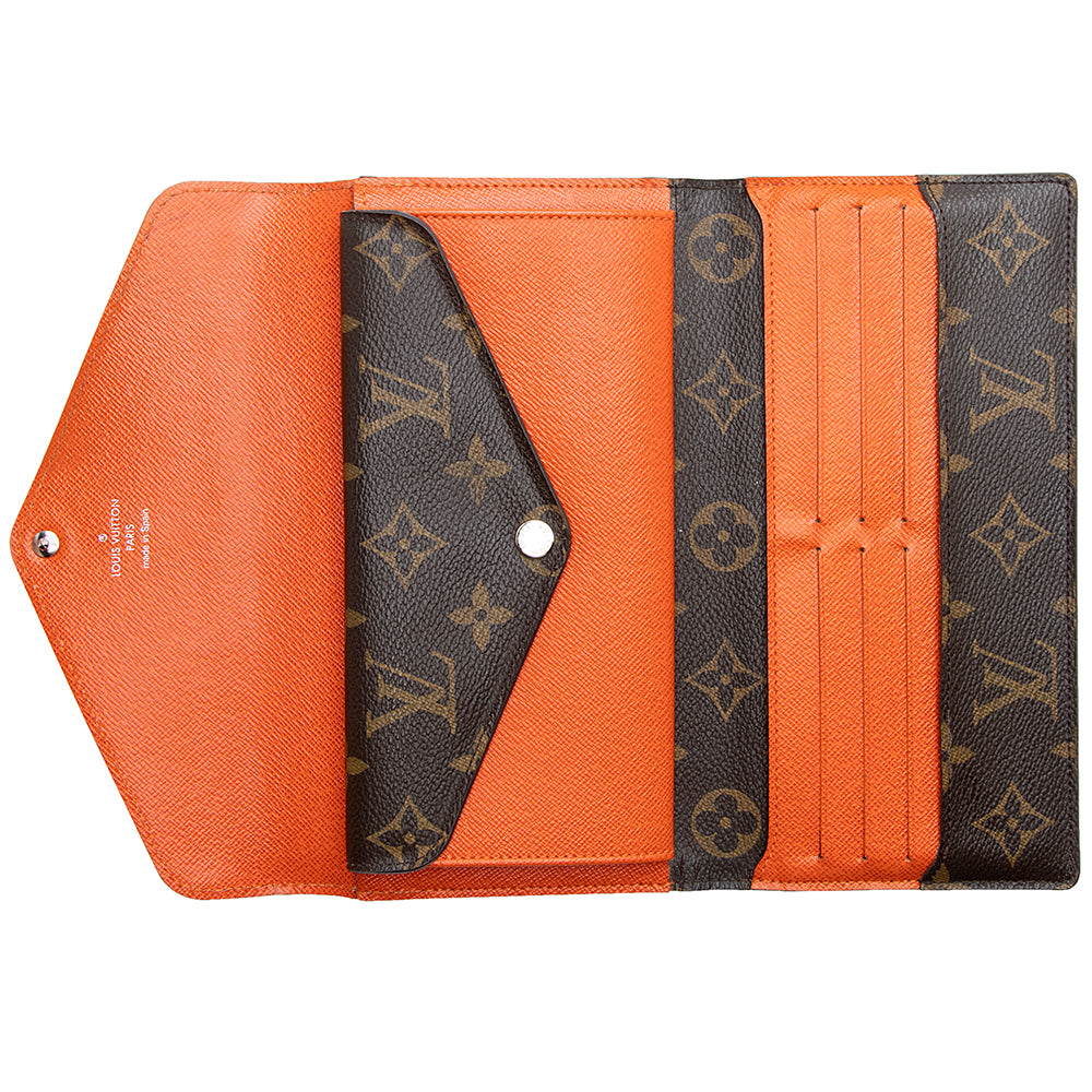 Louis Vuitton Monogram Canvas Marie-Lou Long Wallet (SHF-21654)