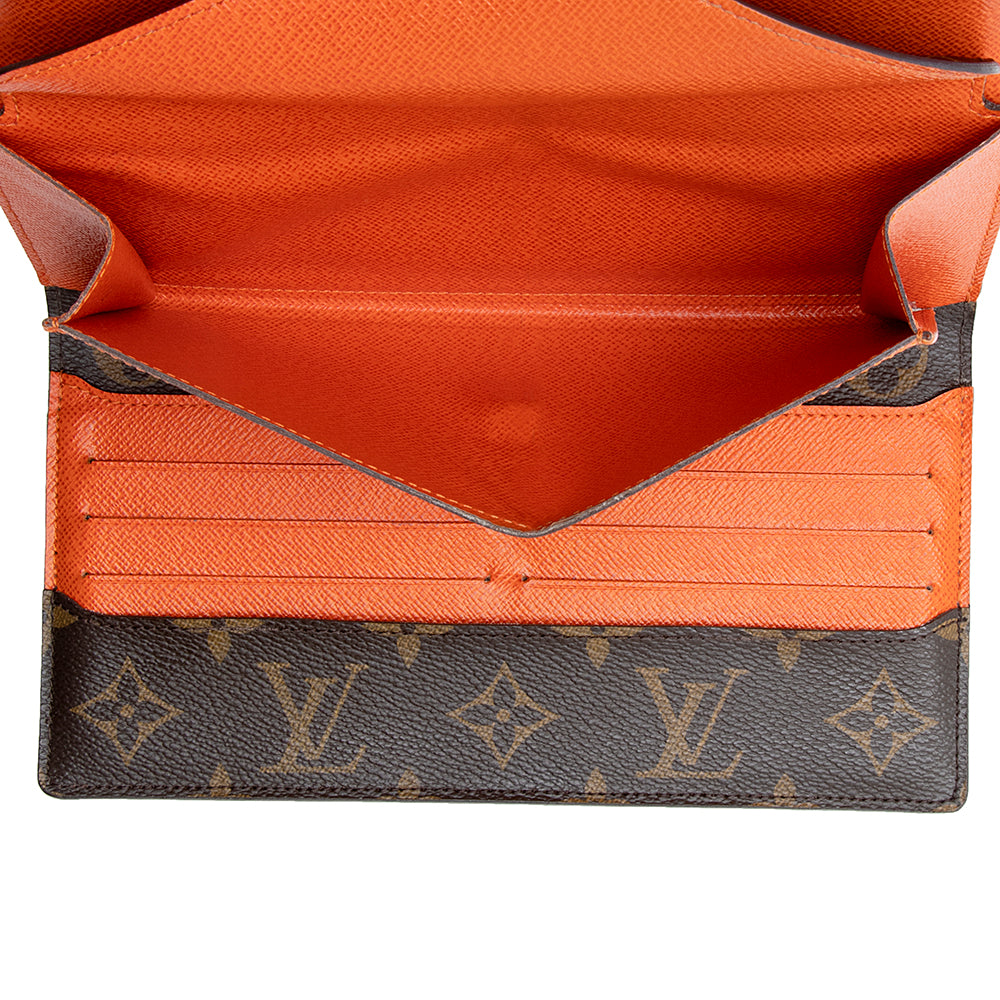 Louis Vuitton Monogram Canvas Marie-Lou Long Wallet (SHF-21654)
