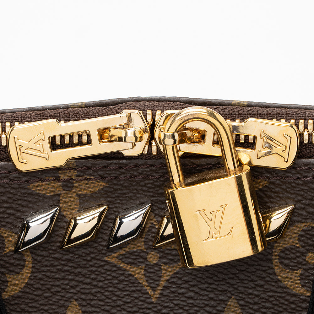 Louis Vuitton Monogram Canvas Metal Stones Alma PM Satchel (SHF-20970)