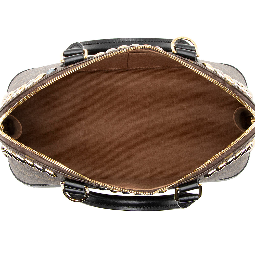 Louis Vuitton Monogram Canvas Metal Stones Alma PM Satchel (SHF-20970)