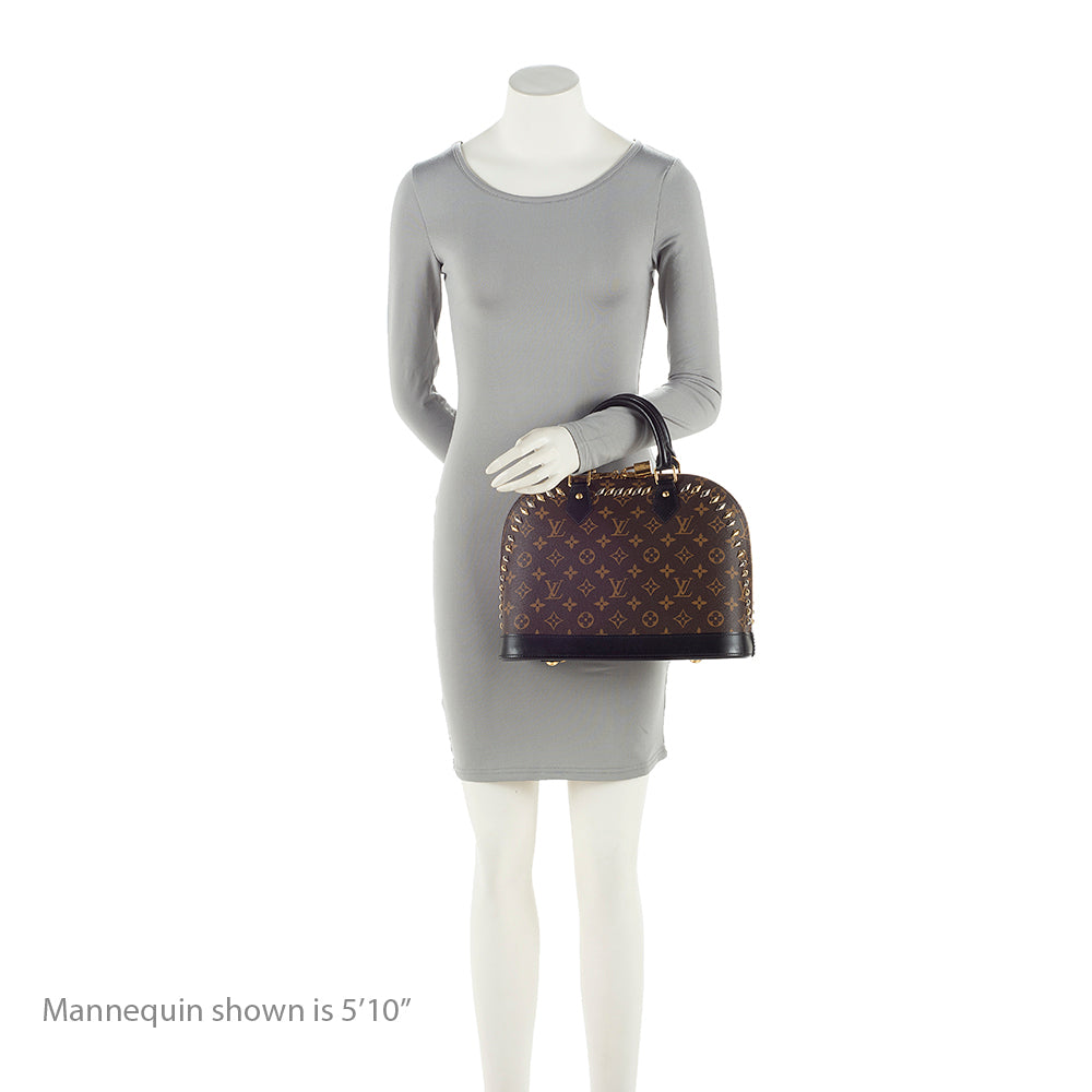 Louis Vuitton Monogram Canvas Metal Stones Alma PM Satchel (SHF-20970)