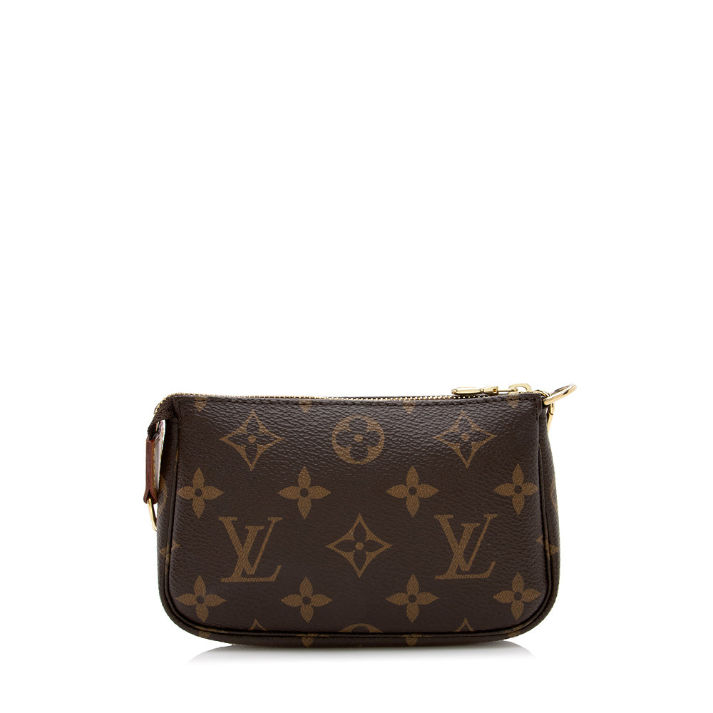 Louis Vuitton Monogram Canvas Mini Pochette Accessoires (SHF-17030)