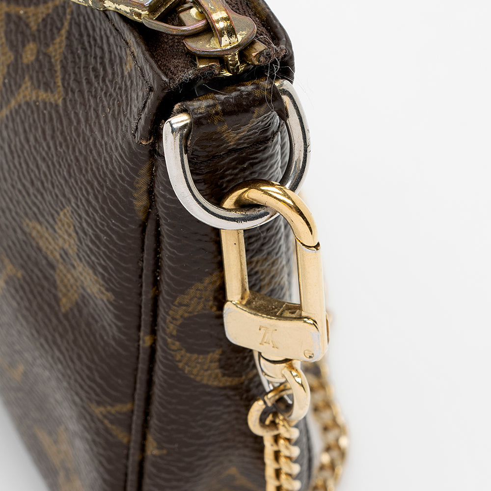 Louis Vuitton Monogram Canvas Mini Pochette Accessoires (SHF-18315)