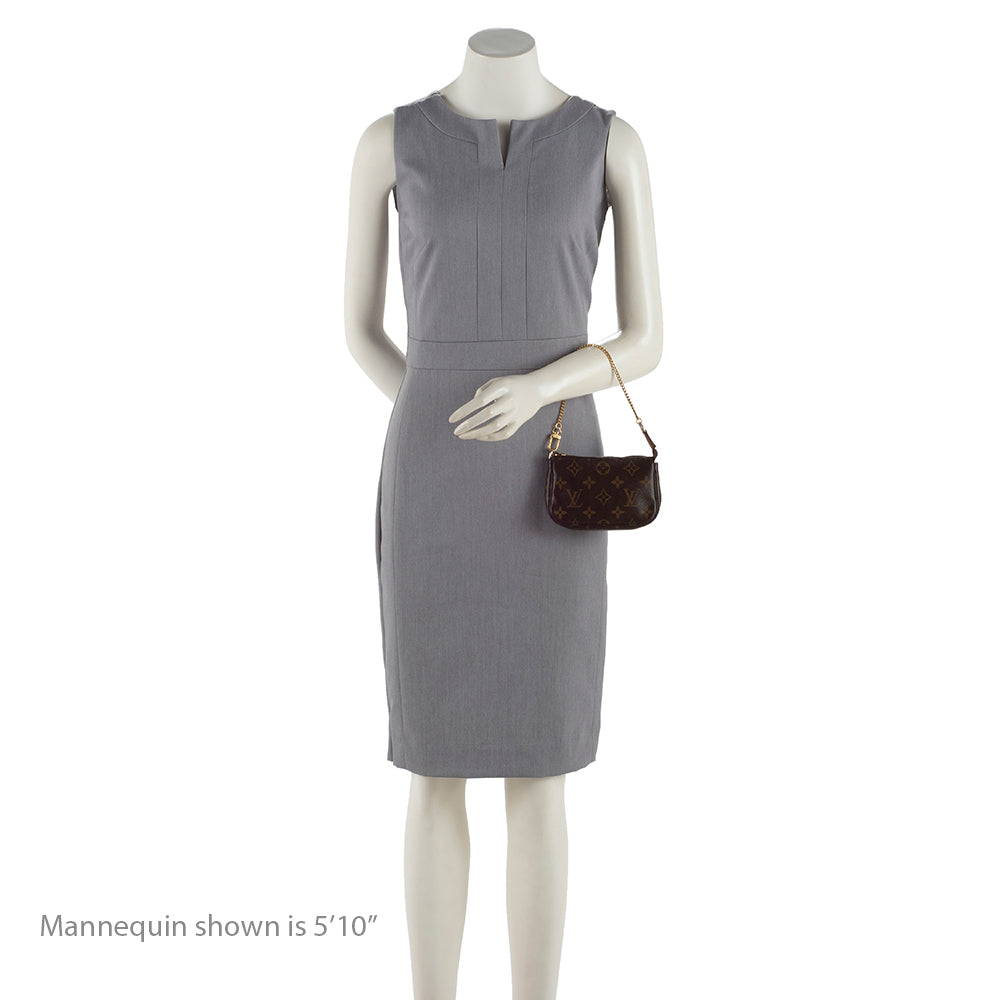 Louis Vuitton Monogram Canvas Mini Pochette Accessoires (SHF-18315)